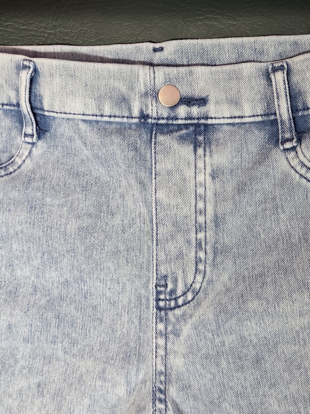 **Time and Tru Light Wash Blue Jeggings** - Picture 3 of 7